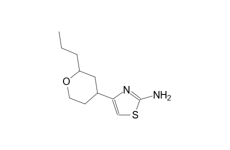 4-(2-Propyltetrahydro-2H-pyran-4-yl)-1,3-thiazol-2-amine
