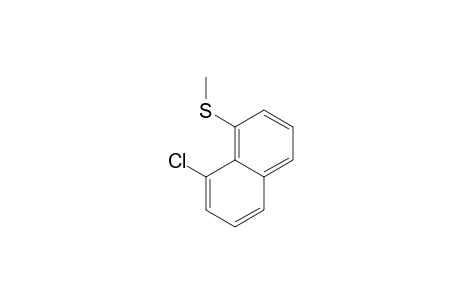 Naphthalene, 1-chloro-8-(methylthio)-