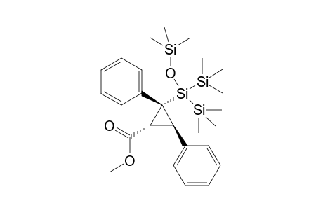 Methyl 2-(1',1'-bistrimethylsilyl-1'-trimethylsiloxy)silyl -2,3-diphenylcyclopropane carboxylate