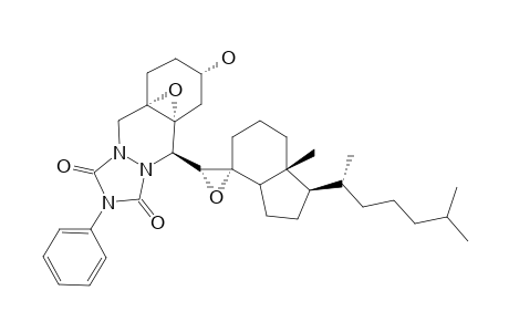 (5R,10S-6R-7R,8R)-4-N-PHENYL-TRIAZOLINE-3,5-DIONE-ADDUKT-OF-VITAMIN-D3-BISOXIRANE