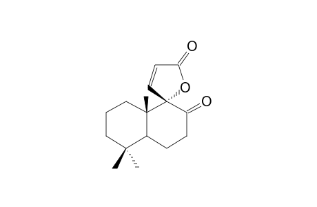 5,5,8A-TRIMETHYLOCTAHYDRONAPHTHALENE-1(2H)-SPIRO-2'(5'H)-FURAN-2,5'-DIONE