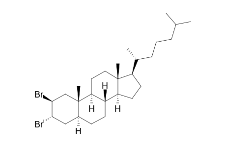 2b,3a-Dibromo-5a-cholestane