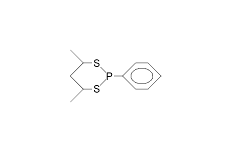 2(ax)-Phenyl-cis-4,6-dimethyl-1,3,2-dithiaphosphorinane