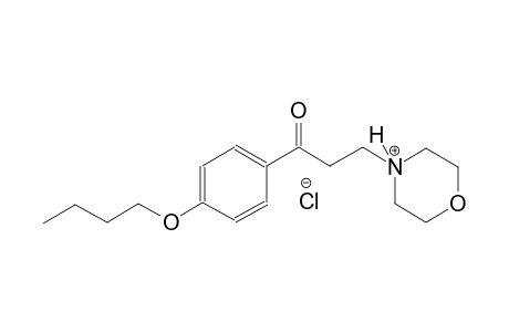 morpholinium, 4-[3-(4-butoxyphenyl)-3-oxopropyl]-, chloride