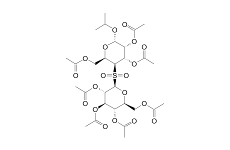 (2-PROPYL-2,4,6-TRI-O-ACETYL-ALPHA-D-GLUCOPYRANOSYL-4-YL)-(2,3,4,6-TETRA-O-ACETYL-BETA-D-GLUCOPYRANOSYL)-SULFONE
