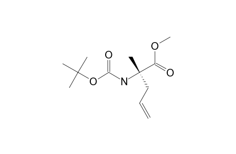 METHYL-(S)-2-TERT.-BUTOXYCARBONYLAMINO-2-METHYL-4-PENTENOATE