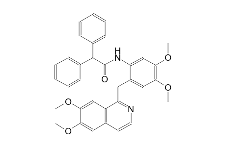 N-{2-[(6,7-dimethoxy-1-isoquinolinyl)methyl]-4,5-dimethoxyphenyl}-2,2-diphenylacetamide