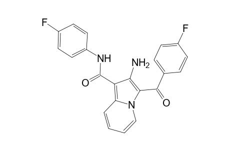 2-Amino-N-(4-fluorophenyl)-3-[(4-fluorophenyl)carbonyl]indolizine-1-carboxamide