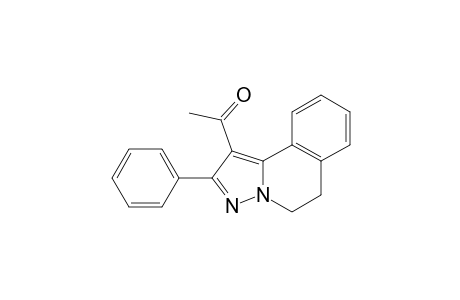 1-(2-Phenyl-5,6-dihydropyrazolo[5,1-a]isoquinolin-1-yl)ethanone