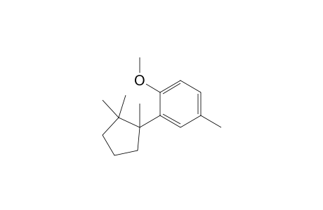 1-Methoxy-4-methyl-2-(1,2,2-trimethylcyclopentyl)benzene