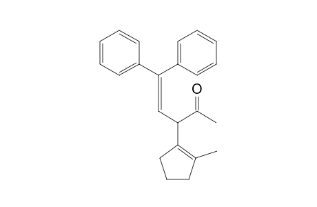(E)-2-(1-Acetyl-3,3-diphenylprop-2-enyl)-1-methylcyclopentene