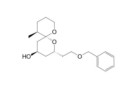 (2R,4R,6R,11S)-2-(2-(Benzyloxy)ethyl)-11-methyl-1,7-dioxaspiro[5.5]undecan-4-ol