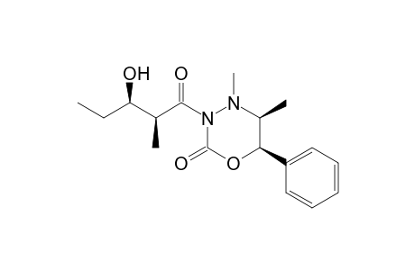 (2'S,3'R,5S,6R)-3,4,5,6-Tetrahydro-3-(3-hydroxy-2-methylpentanoyl)-4,5-dimethyl-6-phenyl-1,3,4-oxadiazin-2-one
