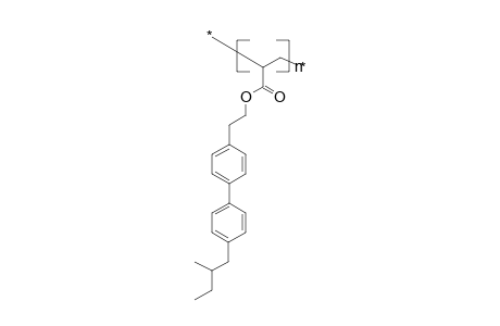 Poly[1-(2-methylbutyl-4,4'-biphenyleneethyleneoxycarbonyl)ethylene]