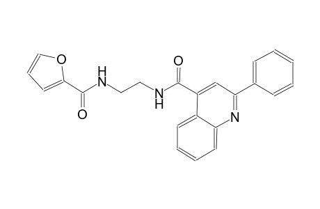 4-quinolinecarboxamide, N-[2-[(2-furanylcarbonyl)amino]ethyl]-2-phenyl-