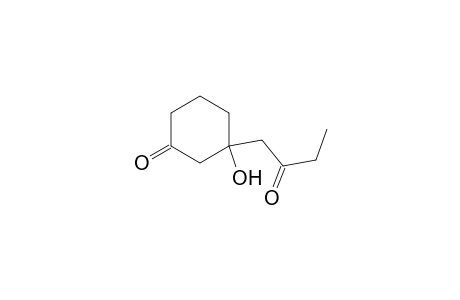 Cyclohexanone, 2-hydroxy-2-(2-oxobutyl)-