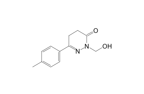 4,5-dihydro-2-(hydroxymethyl)-6-p-tolyl-3(2H)-pyridazinone
