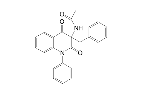 N-[1,2,3,4-Tetrahydro-2,4-dioxo-1-phenyl-3-(phenylmethyl)quinolin-3-yl]acetamide