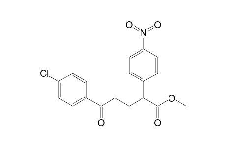 5-(4-Chlorophenyl)-2-(4-nitrophenyl)-5-oxopentanoic acid methyl ester