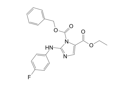 Ethyl 2-(4-Fluorophenyl)amino-3-(benzyloxycarbonyl)imidazole-4-carboxylate