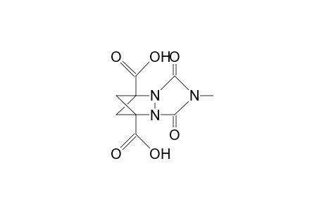 3,5-Dioxo-4-methyl-2,4,6-triaza-tricyclo(5.1.1.0/2,6/)nonane-1,7-dicarboxylic acid