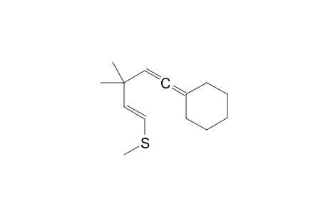 (E)-(5-cyclohexylidene-3,3-dimethylpenta-1,4-dien-1-yl)(methyl)sulfane