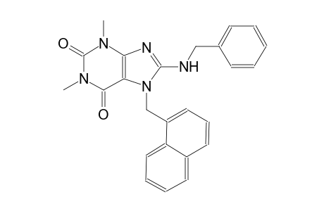 1H-purine-2,6-dione, 3,7-dihydro-1,3-dimethyl-7-(1-naphthalenylmethyl)-8-[(phenylmethyl)amino]-