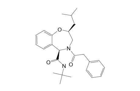 N-(TERT.-BUTYL)-2-ISOBUTYL-4-PHENYLACETYL-2,3,4,5-TETRAHYDROBENZO-[F]-[1,4]-OXAZEPINE-5-CARBOXAMIDE;MAJOR-ROTAMER