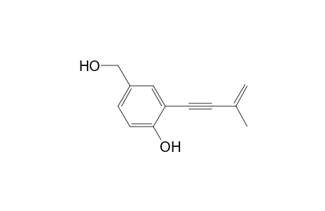 Benzenemethanol, 4-hydroxy-3-(3-methyl-3-buten-1-ynyl)-