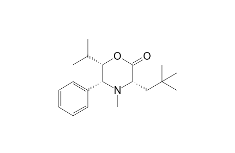 (3S,5R,6S)-3-(2,2-dimethylpropyl)-4-methyl-5-phenyl-6-propan-2-yl-2-morpholinone