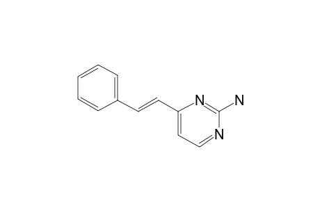 4-[(E)-2-Phenylethenyl]-2-pyrimidinylamine