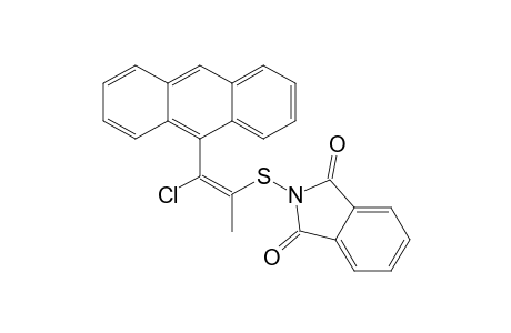 N-[(E)-2-(9-Anthranyl)-2-chloro-1-methylvinylthio]phthalimide