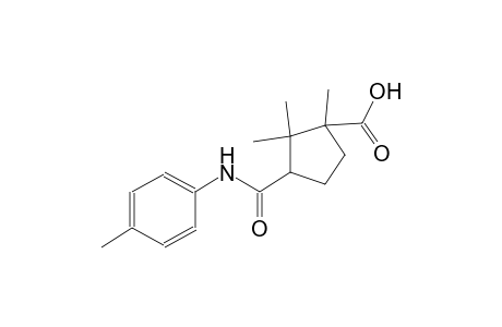 cyclopentanecarboxylic acid, 1,2,2-trimethyl-3-[[(4-methylphenyl)amino]carbonyl]-
