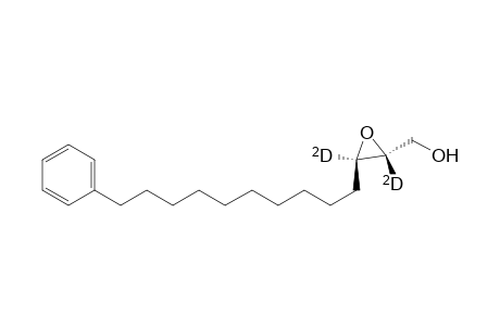 Oxirane-2,3-D2-methanol, 3-(10-phenyldecyl)-, (2R-trans)-