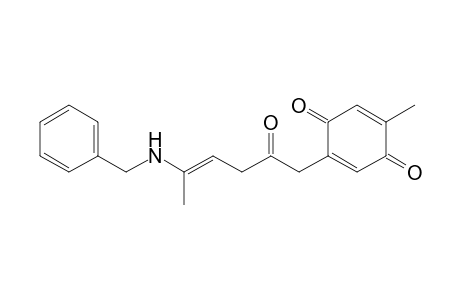5-Methyl-2-[5'-(N-benzylamino)-2'-oxo-4'-hexenyl]-2,5-cyclohexadiene-1,4-dione