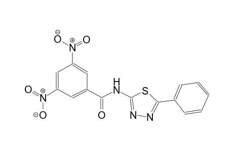3,5-dinitro-N-(5-phenyl-1,3,4-thiadiazol-2-yl)benzamide