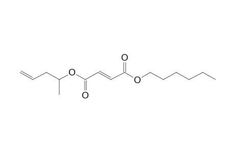 Fumaric acid, hexyl pent-4-en-2-yl ester