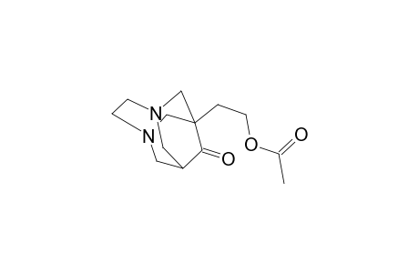 1-(2-Acetoxyethyl)-3,6-diazahomoadamantan-9-one