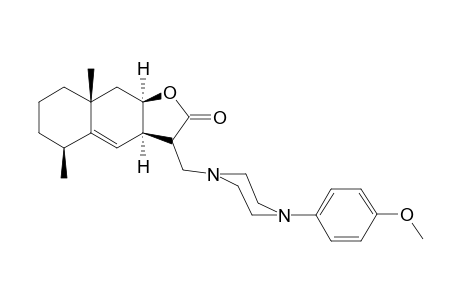 (3aR,5S,8aR,9aR)-3-[[4-(4-methoxyphenyl)-1-piperazinyl]methyl]-5,8a-dimethyl-3,3a,5,6,7,8,9,9a-octahydrobenzo[f]benzofuran-2-one