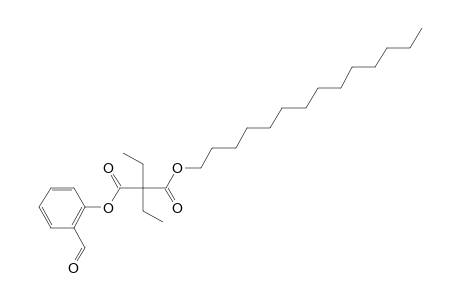 Diethylmalonic acid, 2-formylphenyl tetradecyl ester