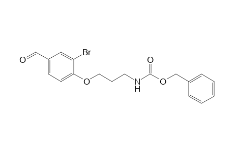 Benzyl[3-(2'-bromo-4'-formylphenoxy)propyl]-carbamate