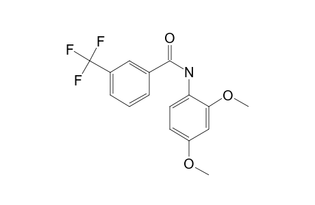 Benzamide, 3-trifluoromethyl-N-(2,4-dimethoxyphenyl)-