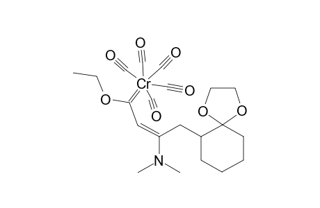PENTACARBONYL-[(2E)-4-(1',4'-DIOXASPIRO-[4.5]-DEC-6'-YL)-3-DIMETHYLAMINO-1-ETHOXY-2-BUTEN-1-YLIDENE]-CHROMIUM