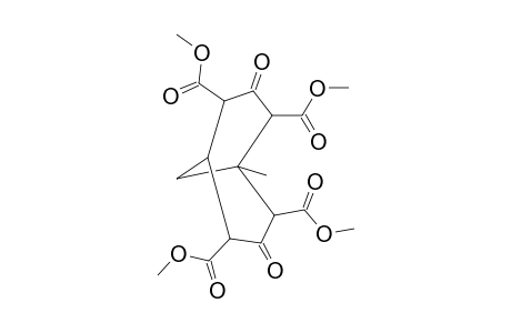 Tetramethyl 1-methyl-3,7-dioxobicyclo[3.3.1]nonane-2,4,6,8-tetracarboxylate