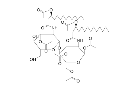 1,3,6-TRI-O-ACETYL-4-O-[3-O-ACETYL-2-(R)-3-ACETOXYMYRISTOYLAMINO-2-DEOXY-BETA-D-GLUCOPYRANOSYL]-2-(R)-ACETOXYMYRISTOYLAMINO-2-DEOXY-ALPHA-D-GLUCOPYRANOSE