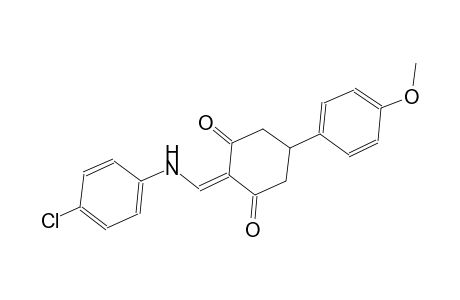 1,3-cyclohexanedione, 2-[[(4-chlorophenyl)amino]methylene]-5-(4-methoxyphenyl)-