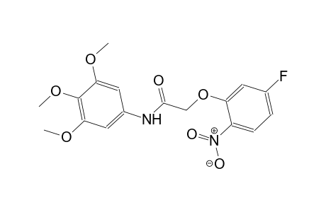 2-(5-fluoro-2-nitrophenoxy)-N-(3,4,5-trimethoxyphenyl)acetamide