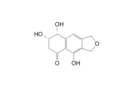 (7S*,8R*)-3,6,7,8-Tetrahydro-4,7,8-trihydroxynaphtho[2,3-c]furan-5(1H)-one