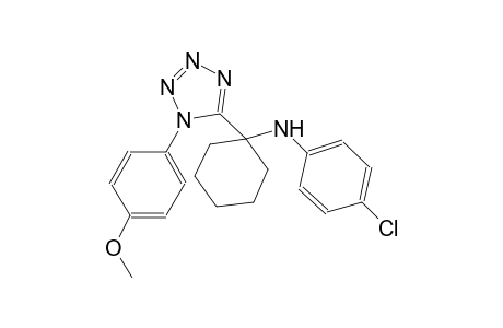 benzenamine, 4-chloro-N-[1-[1-(4-methoxyphenyl)-1H-tetrazol-5-yl]cyclohexyl]-
