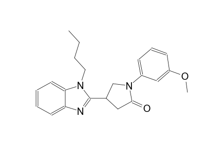 4-(1-butyl-1H-benzimidazol-2-yl)-1-(3-methoxyphenyl)-2-pyrrolidinone